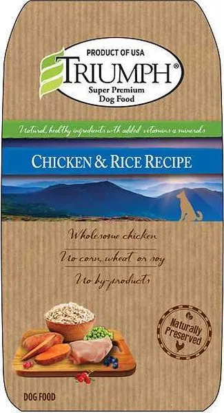 3.5 Lb Triumph Wild Spirit Deboned Chicken & Brown Rice - Health/First Aid